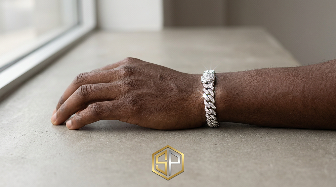 Gold Iced Cuban Bracelet