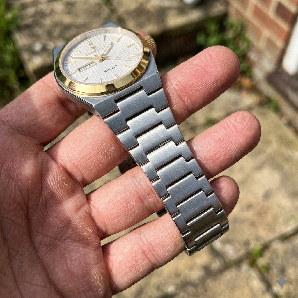 Luxury Leather Chronograph Watch