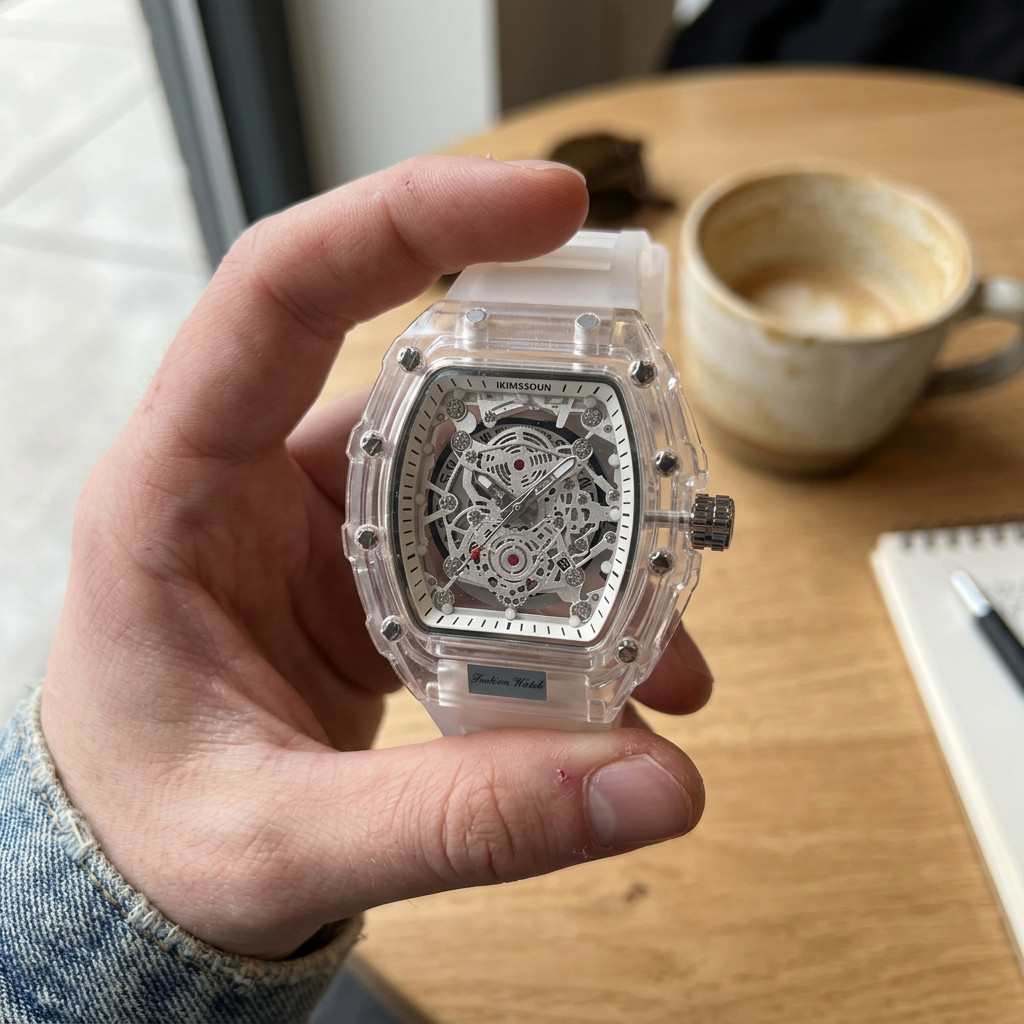 Barrel-Shaped Sports Watch