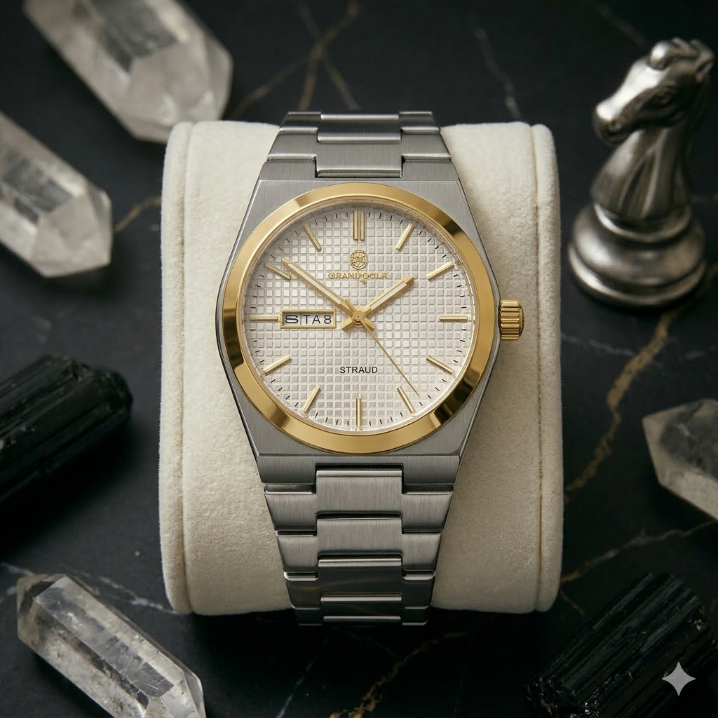 Luxury Leather Chronograph Watch