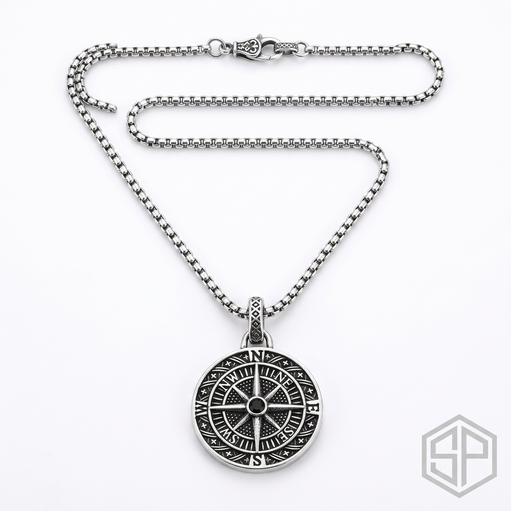 Explorer Compass Charm