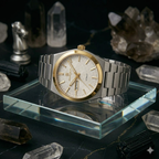 Luxury Leather Chronograph Watch