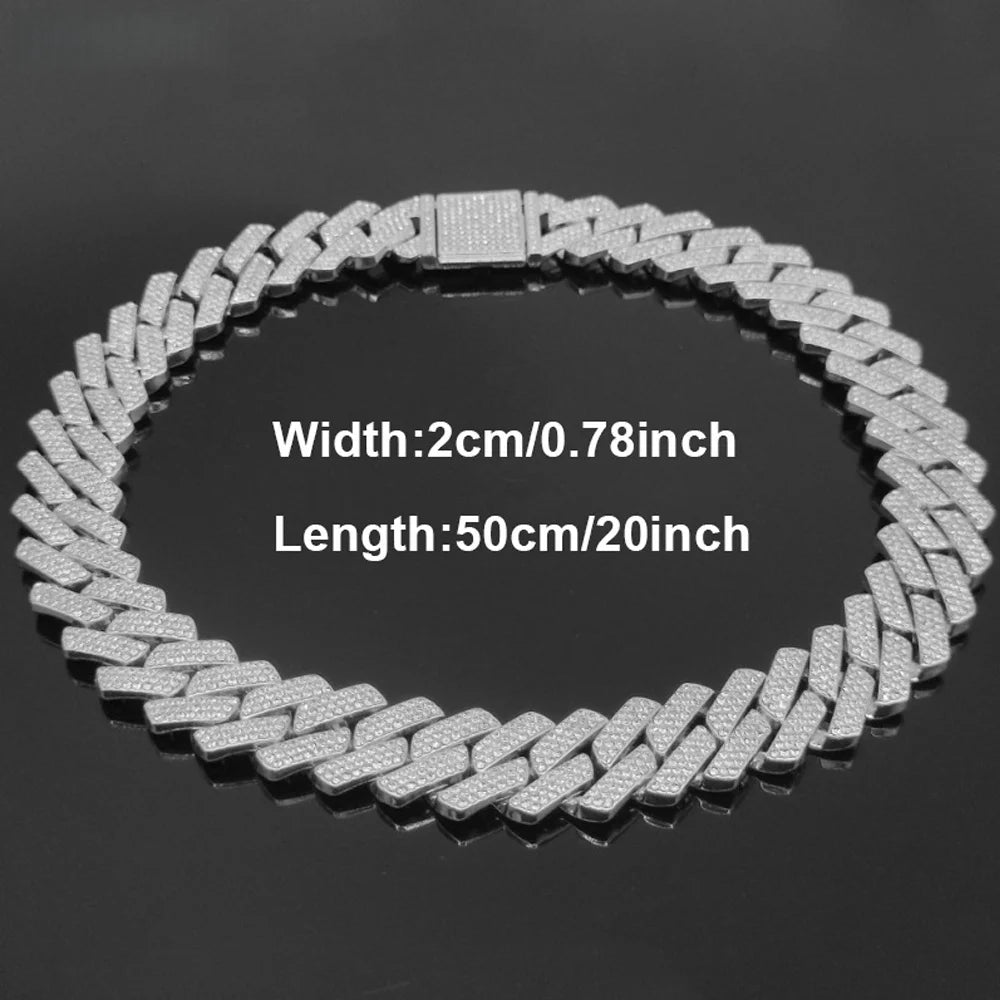 3-Row Cuban Link Chain