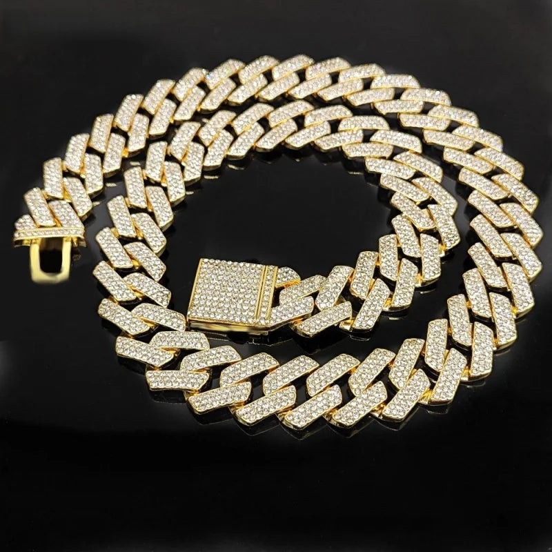 3-Row Cuban Link Chain