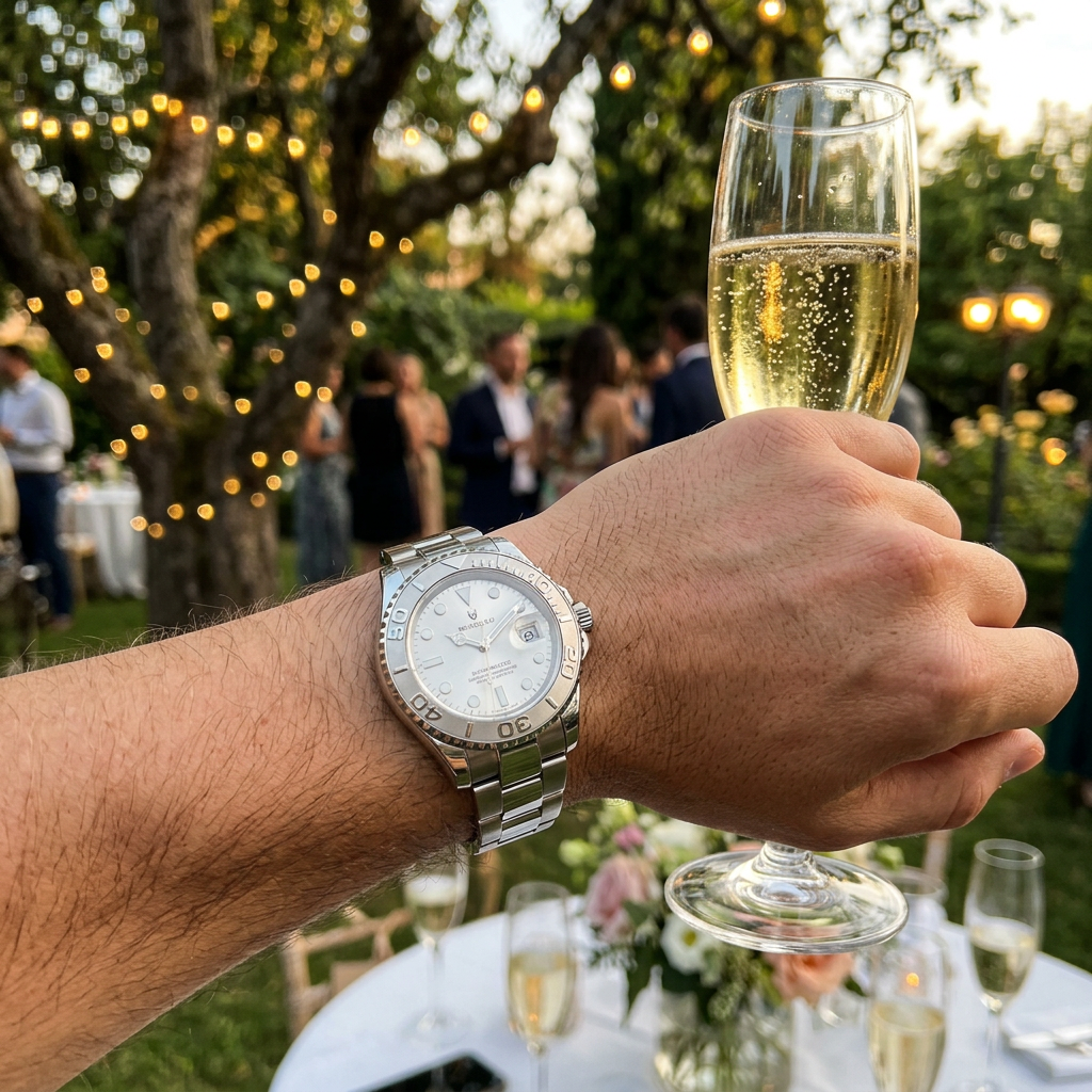 Waterproof Steel Watch