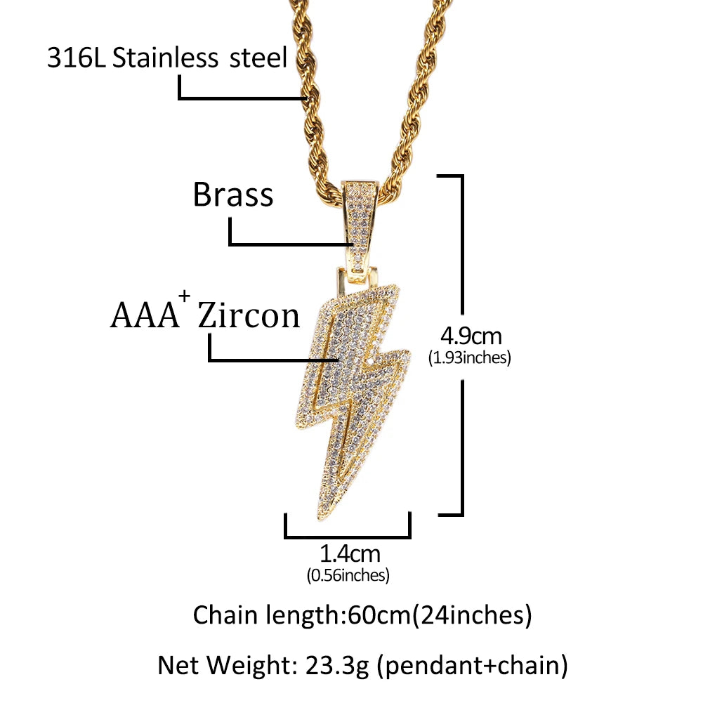 Electric Spark Necklace