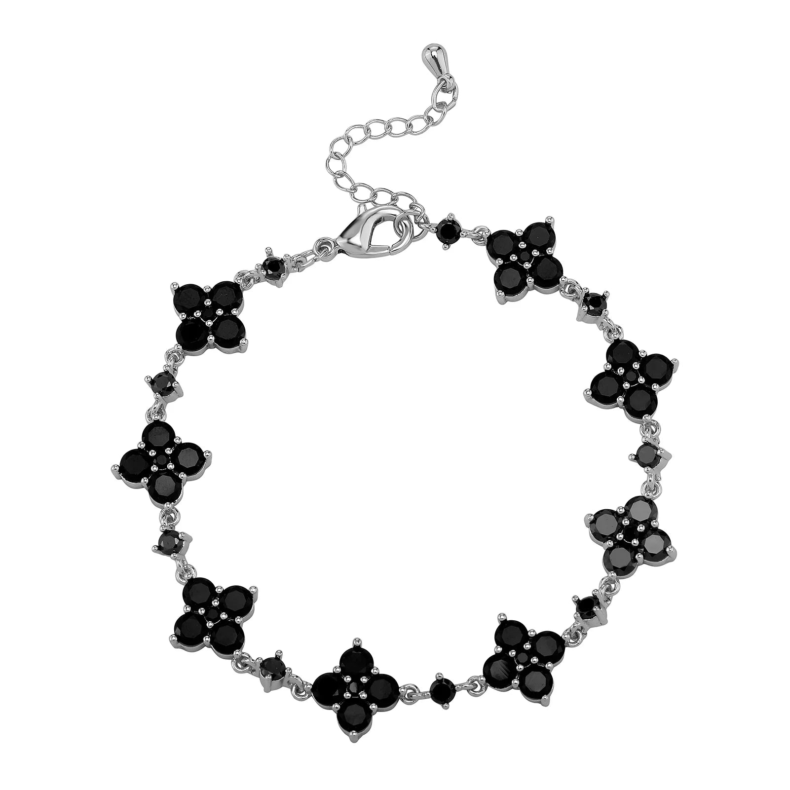 Soft Paradise four leaf clover bracelet with delicate silver chain and four-leaf clover charms, elegant jewelry accessory