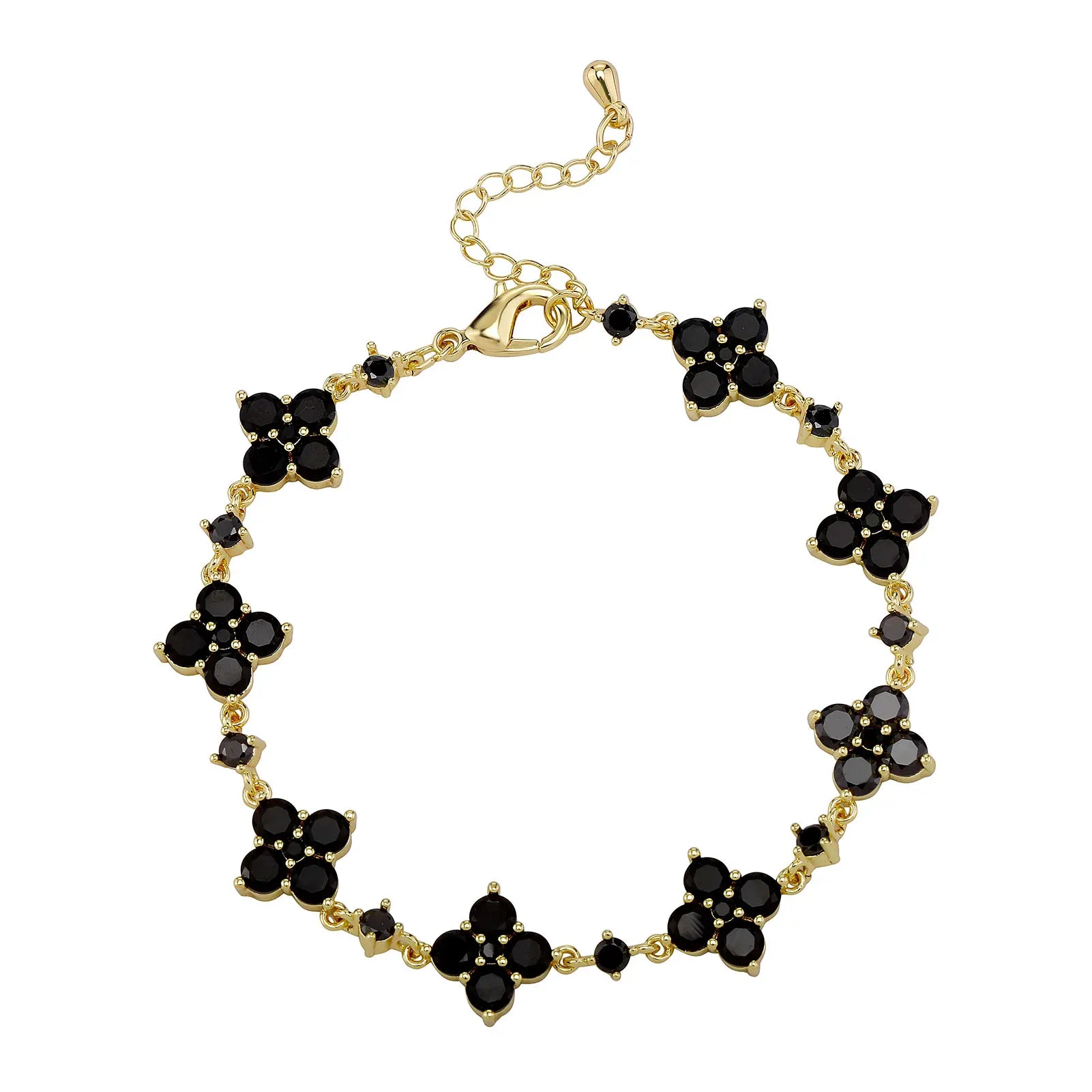Soft Paradise Four Leaf Clover bracelet featuring four-leaf clover charms on a delicate chain.