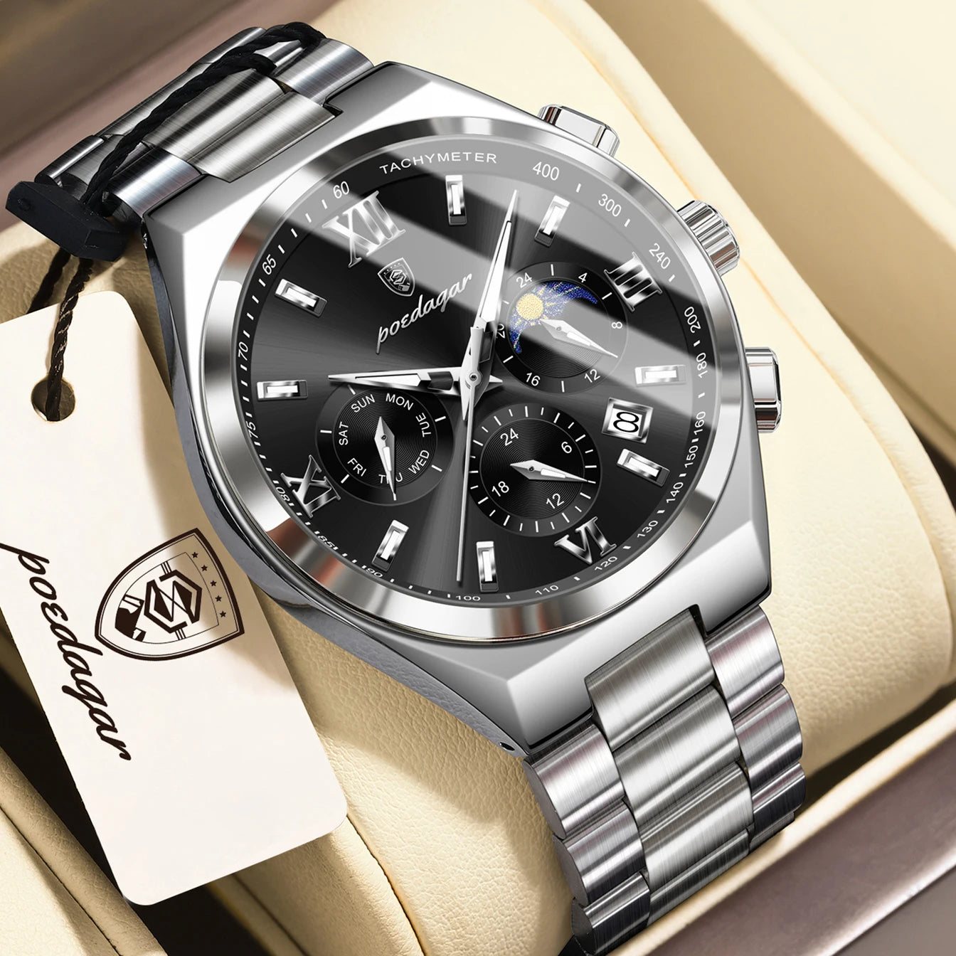 Sports Quartz Watch with Date