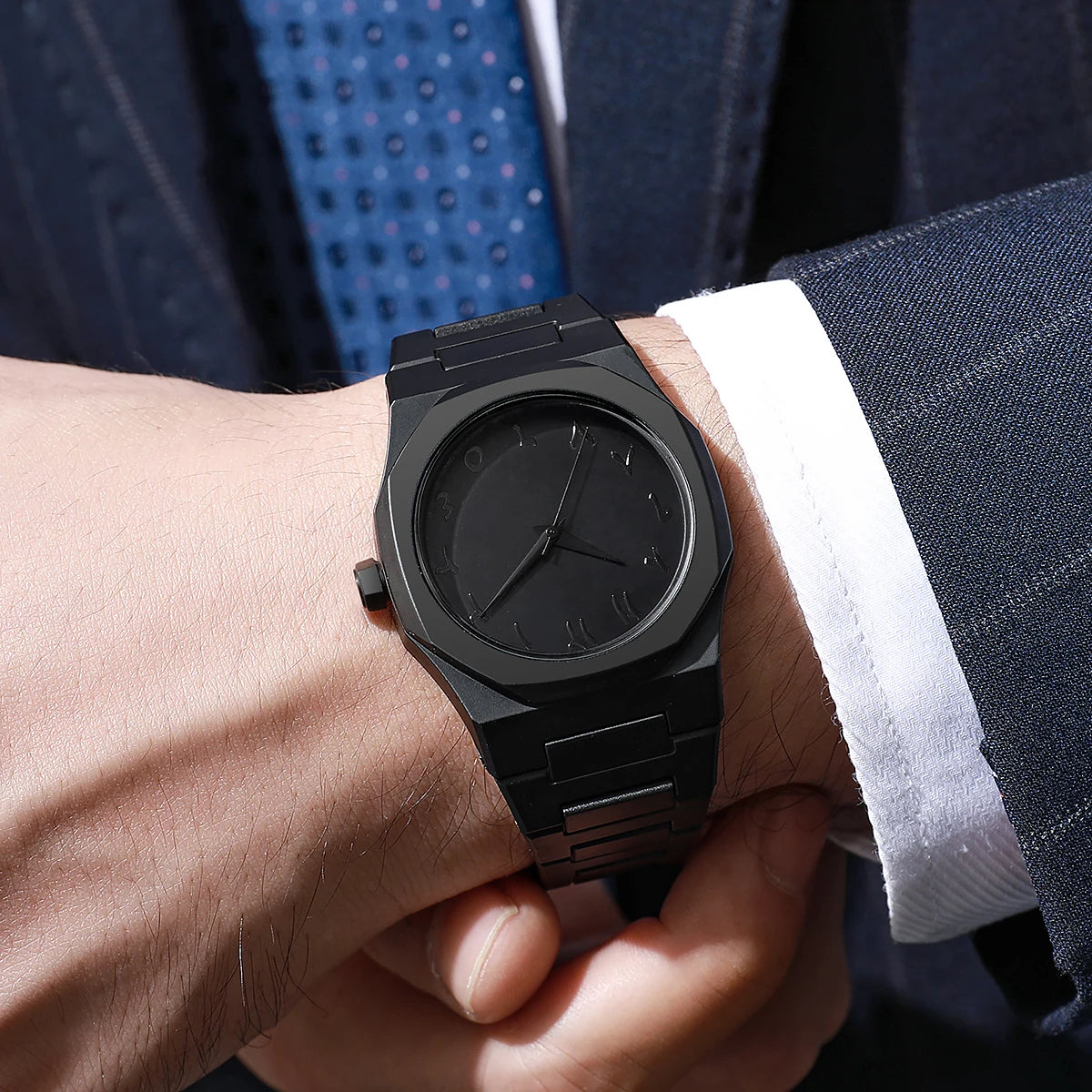 All-Black Italian Watch