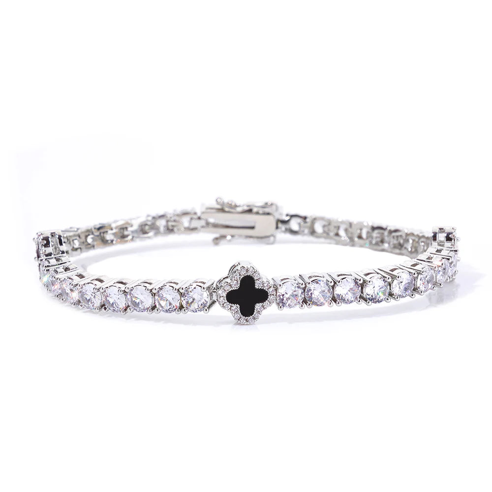 Colorful SOFT PARADISE tennis bracelet with vibrant beads and a secure clasp, stylish accessory for wrist decoration.