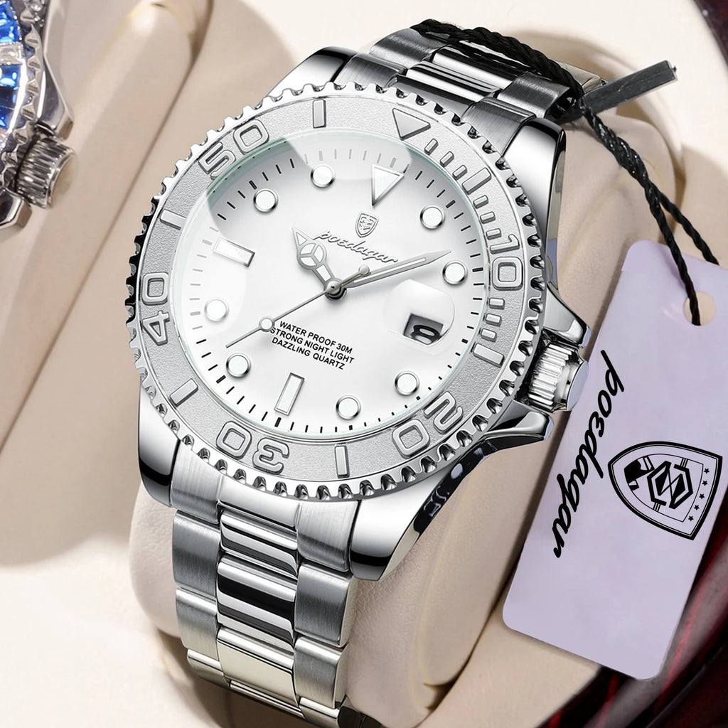 Waterproof Steel Watch