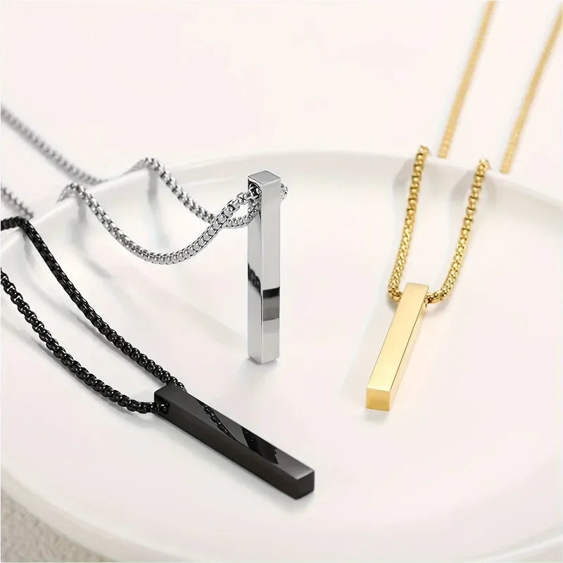 Rectangular Pendant Necklace