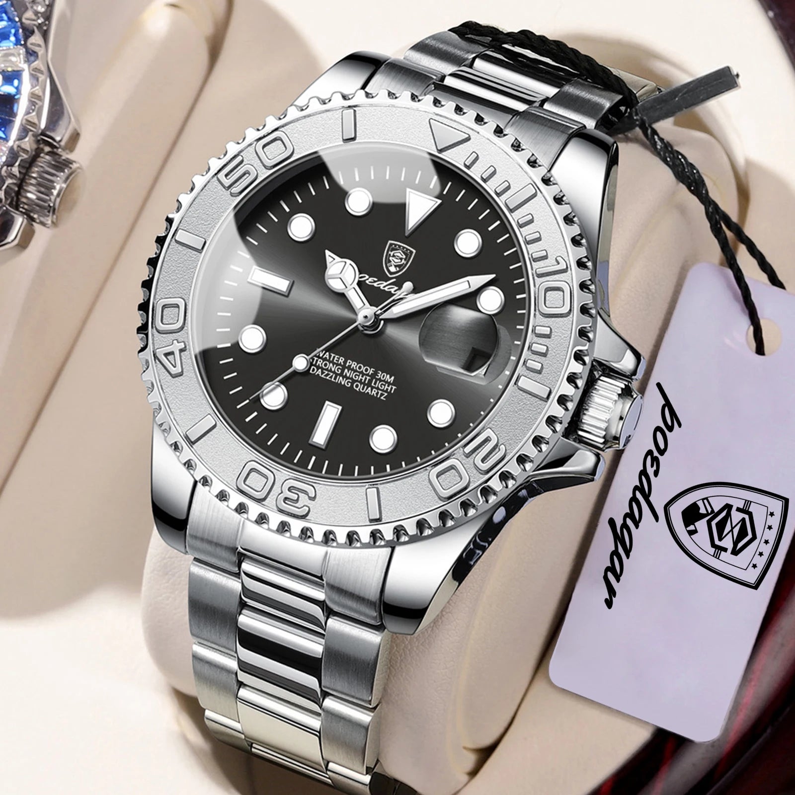 Waterproof Steel Watch