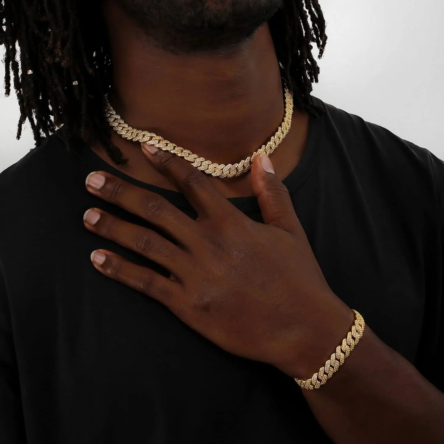 Gold Iced Cuban Bracelet