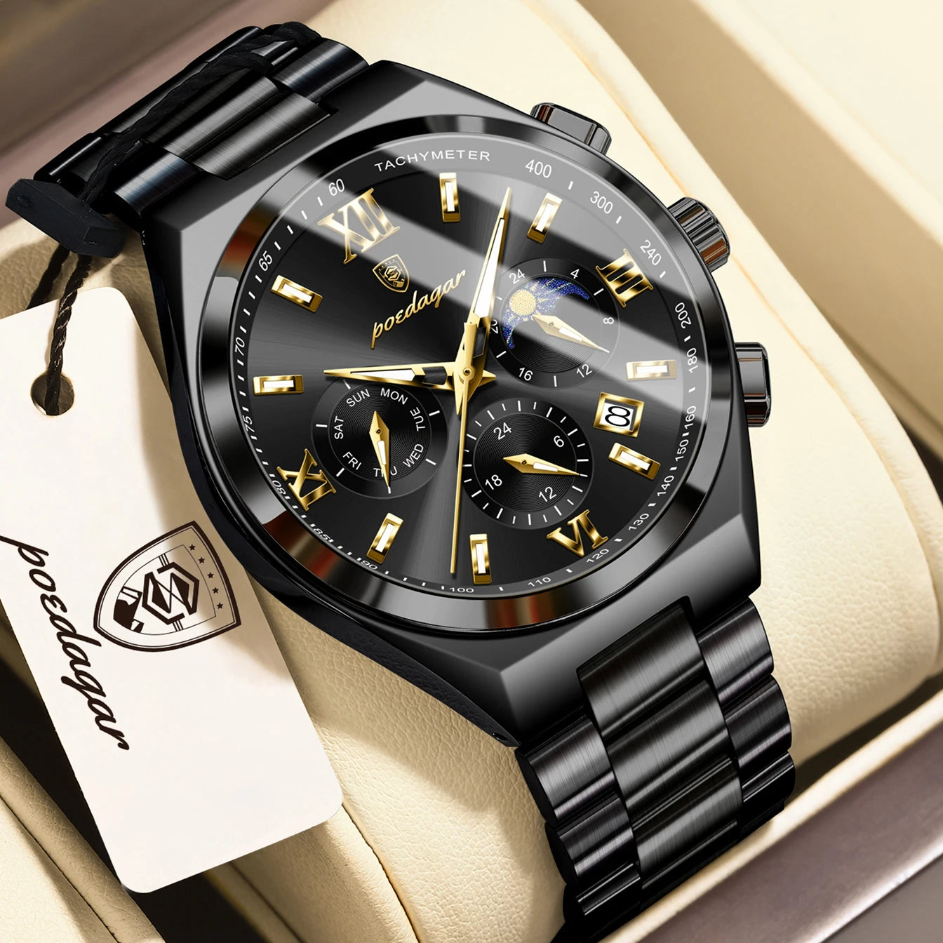 Sports Quartz Watch with Date