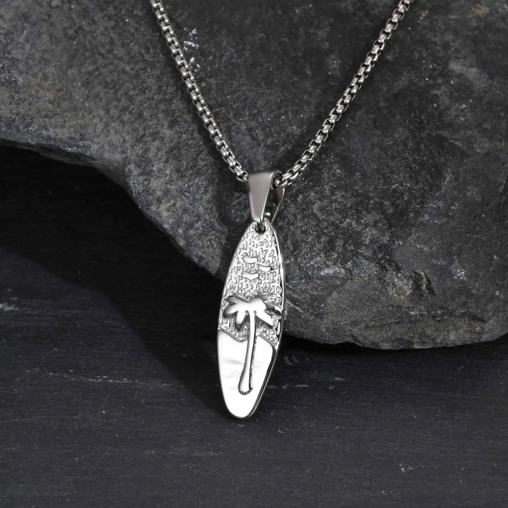 Coconut Tree Pendant Necklace